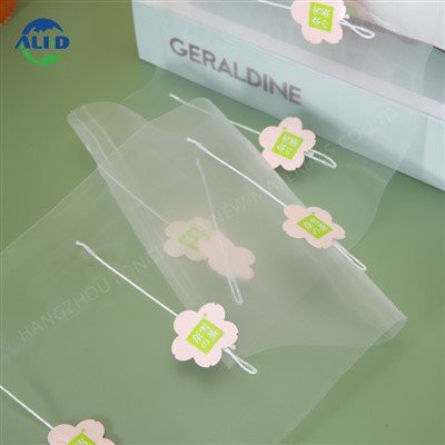 Filem Uncang Teh Piramid Boleh Diperbaharui Dengan Label dan Tali